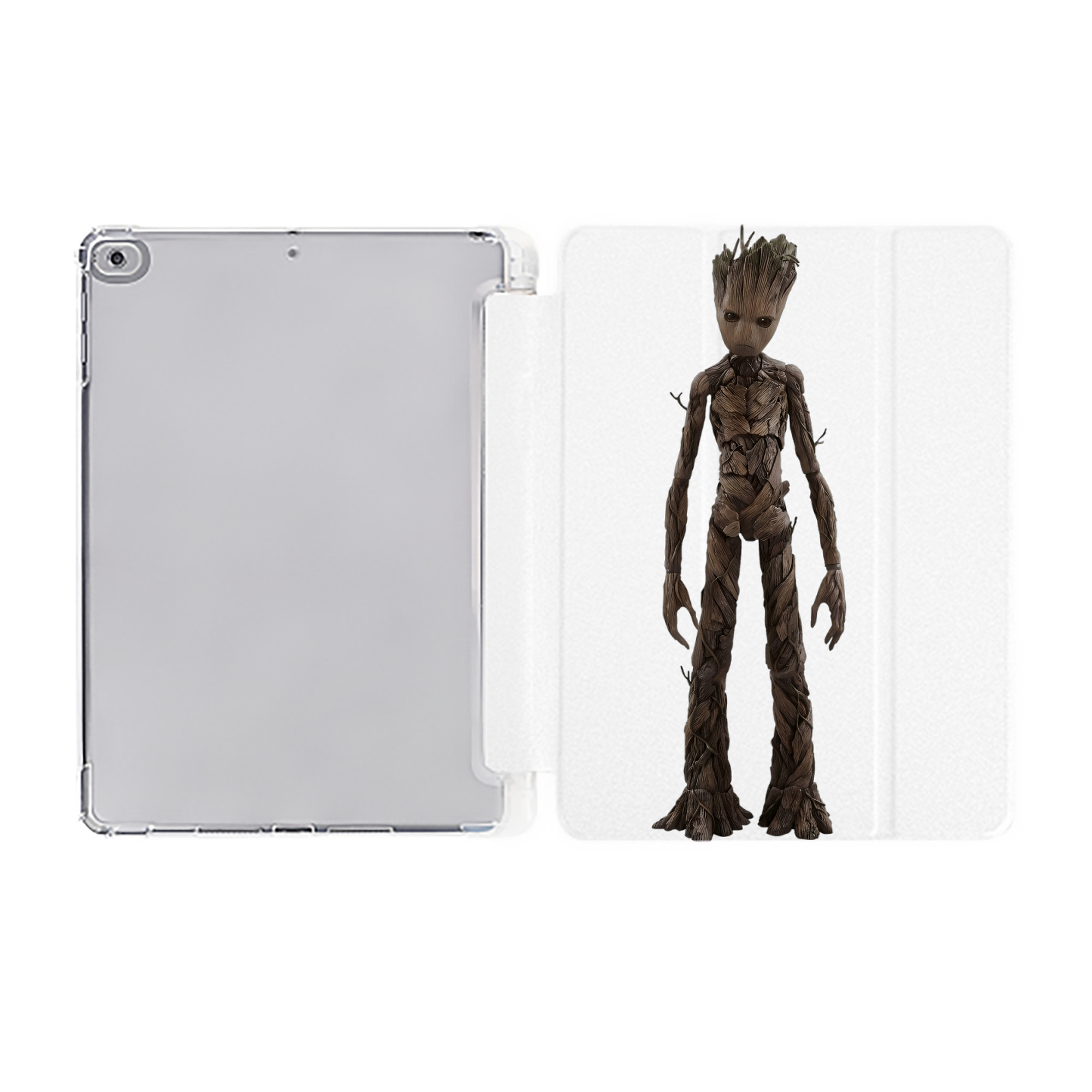 （画像用） アベンジャーズ The Avengers IPad ケース ペン収納付き 三つ折りスタンド PUレザー×シリコン 対応機種9.5/10.5/10.9インチ
